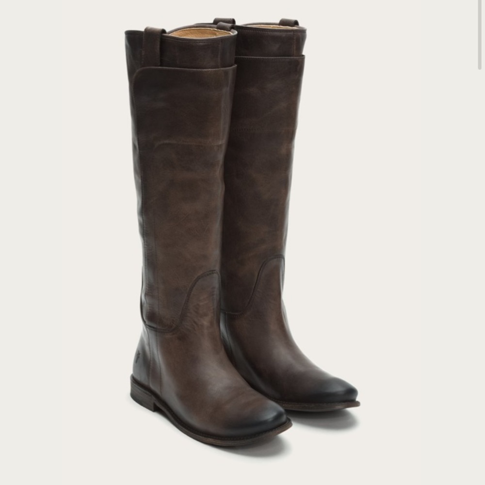 EUC Frye Paige Tall riding boot extended calf